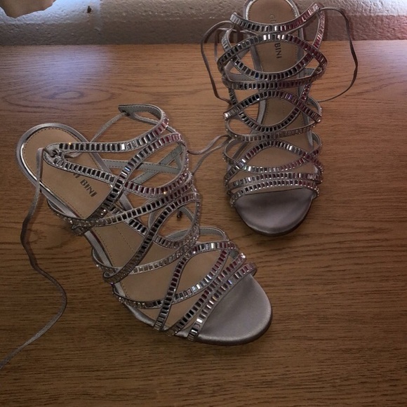 Silver High Heels - Picture 3 of 4